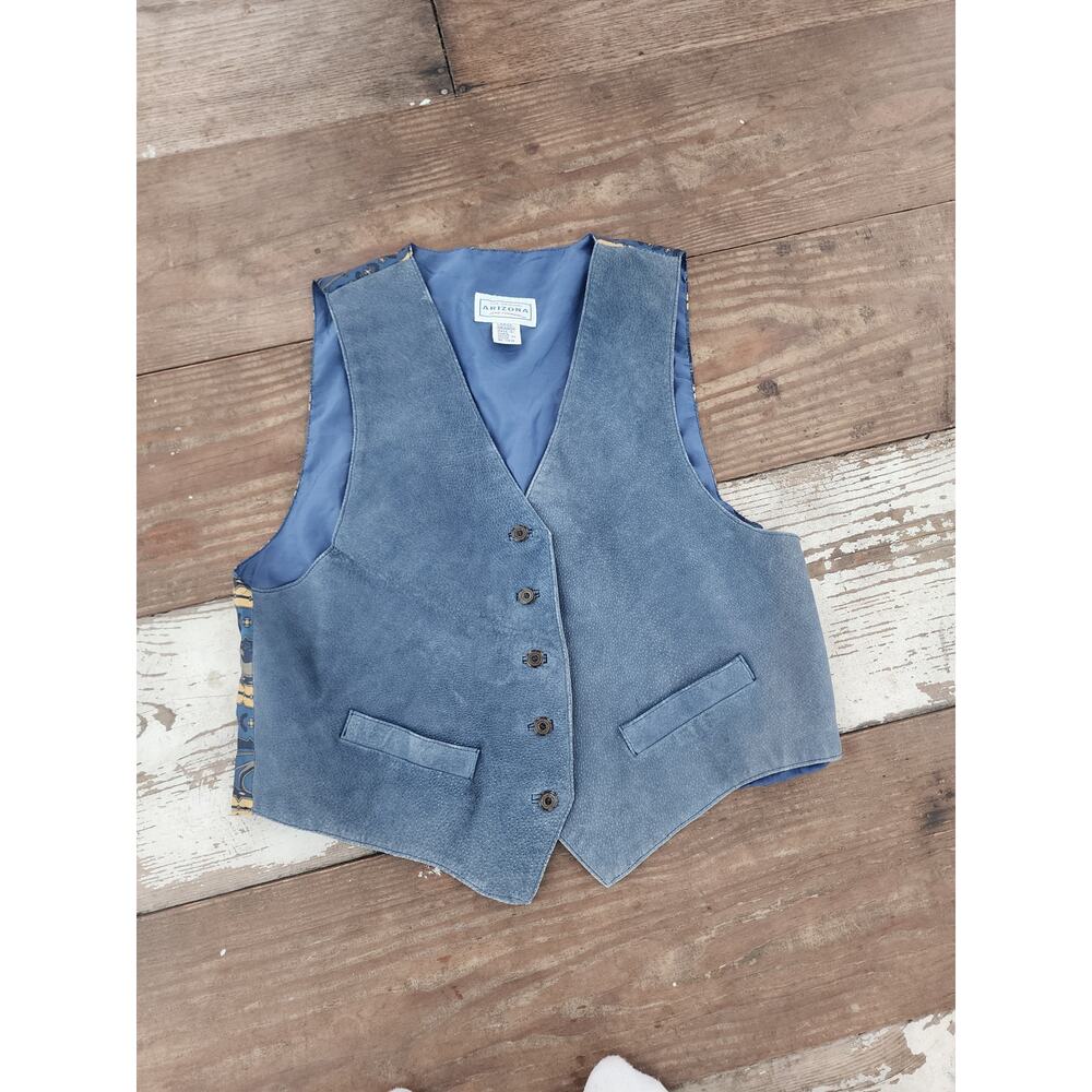 Vintage Leather Vest size Large